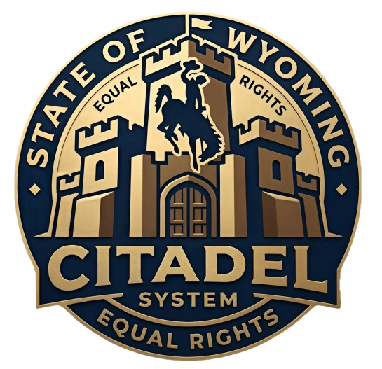 State of Wyoming Citadel Logo